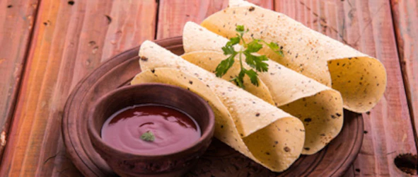 Papad and pickle at METRO Wholesale India